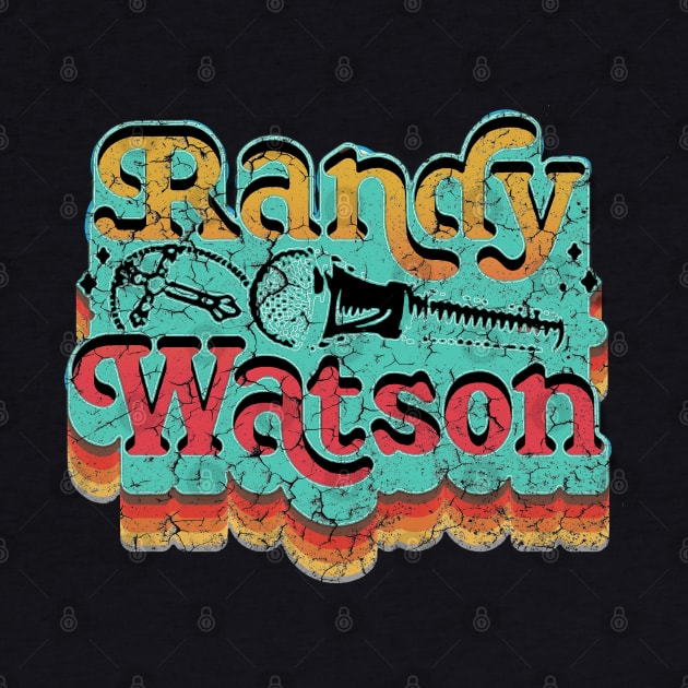 Randy Watson Retro Distressed by Kishiton